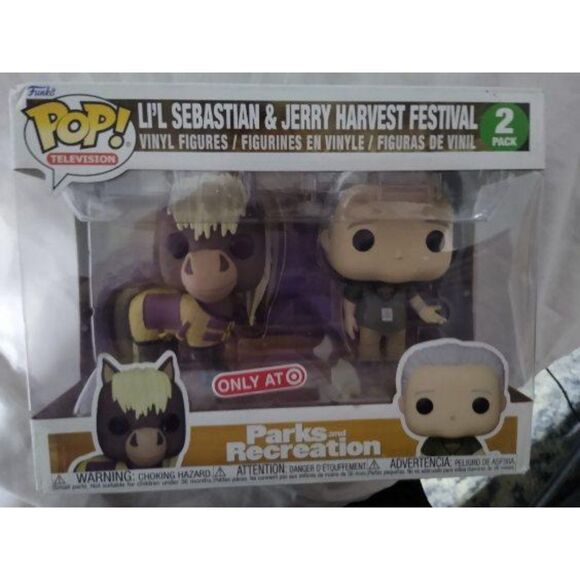 Funko Pop! TV Lil Sebastian and Jerry Harvest Festival Parks and Recreation 2PK - Picture 1 of 2